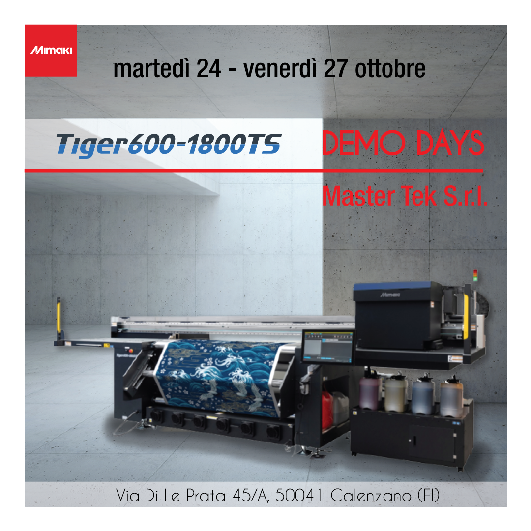 Tiger600 Demo Days - Master Tek S.r.l.